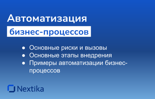 Автоматизация бизнес-процессов