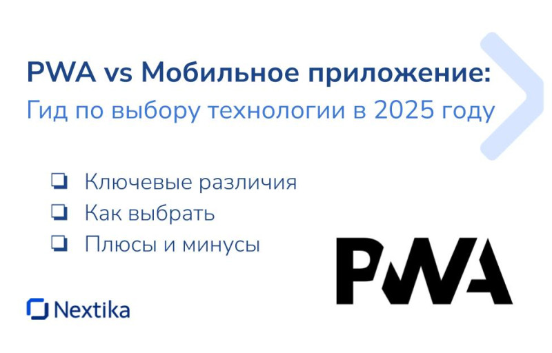 PWA vs Мобильное приложение: Гид по выбору технологии в 2025 году